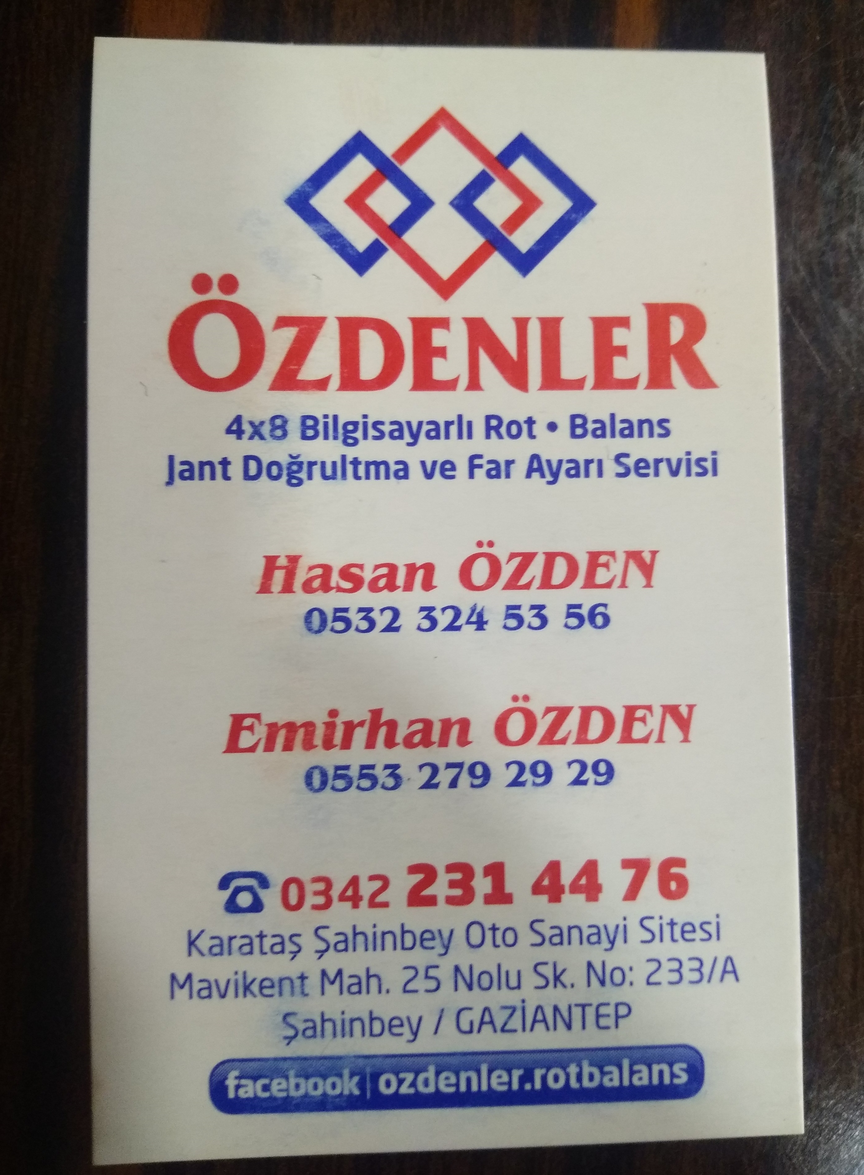 ÖZDENLER ROT-BALANS